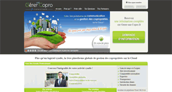 Desktop Screenshot of gerer-ma-copro.fr